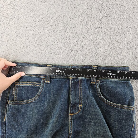 Bulwark FR Jeans Women 10 33x33 Blue High Rise Straight Flame Resistant Curvy - Picture 8 of 16